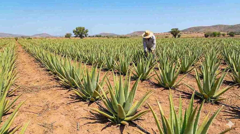 aloevera farming